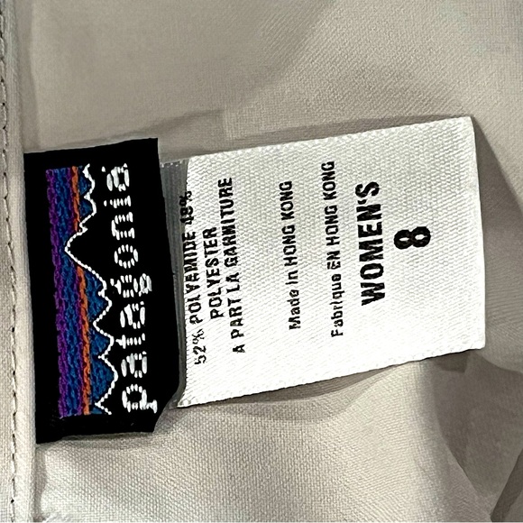 PATAGONIA Women’s Convertible Length Pants Tan Size 8  Tan Outdoor Hiking - Picture 6 of 9